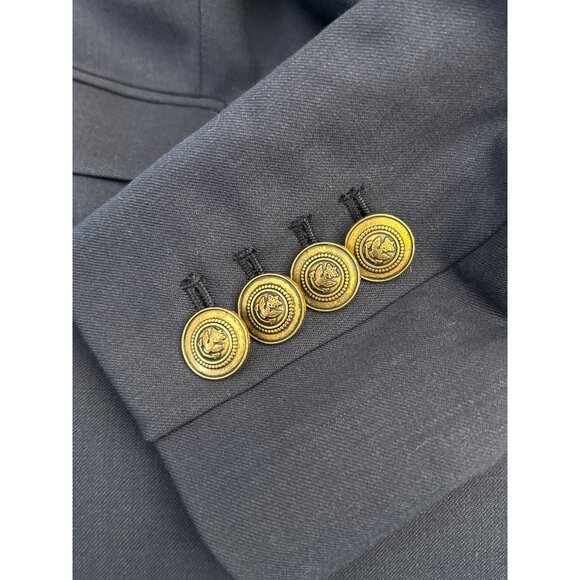 Buckley Navy Tailored Blazer Women’s Classic Business Casual Workwear Jacket - Picture 4 of 5